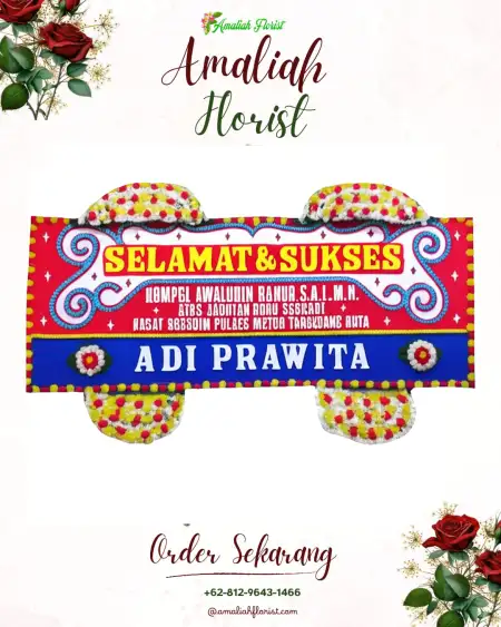 Papan Bunga Ucapan Selamat Celukanbawang